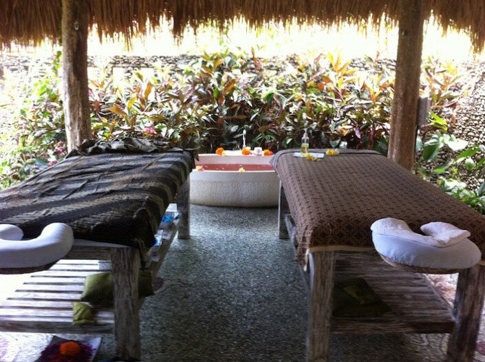 Massage Table for Bali Yoga Retreat